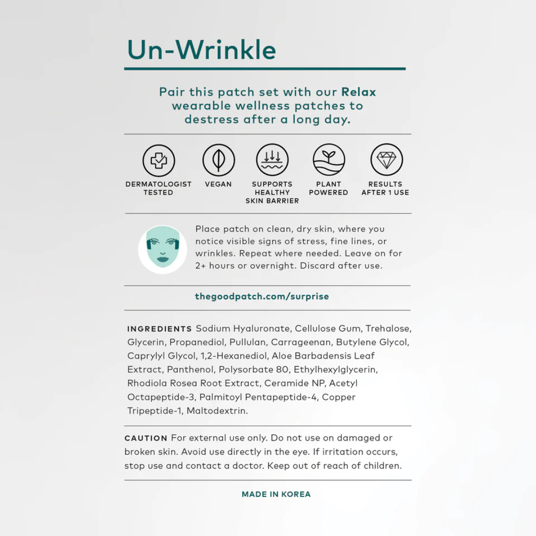 GlowLift™ Peptides Complex Wrinkle Patches